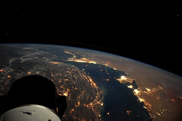 نمای بی نظیر خلیح فارس از ایستگاه فضایی + عکس
