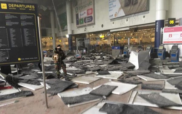 وقوع انفجار در ایستگاه مرکزی قطار بروکسل 