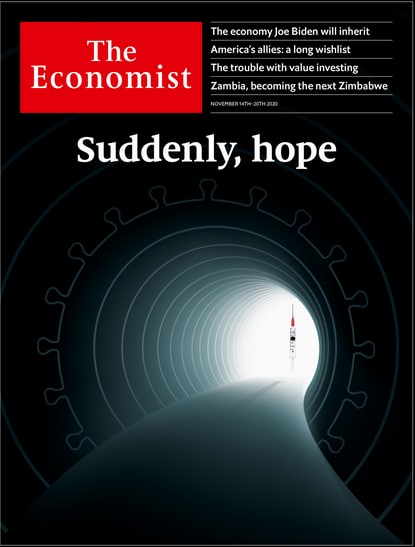 واکسن جدید کرونا؛ روی جلد اکونومیست