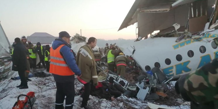 سقوط هواپیمای مسافری در قزاقستان