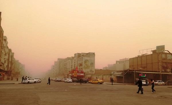 غلظت گرد و غبار در یازده شهر خوزستان بیش از حد مجاز است