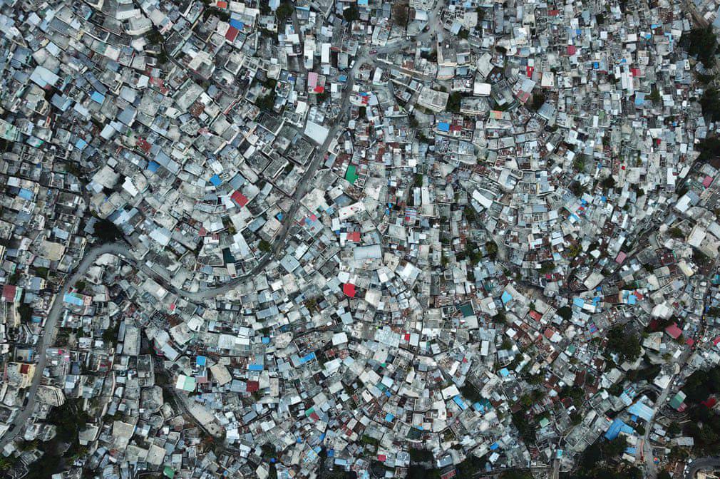 تصویری هوایی از فقیرنشین‌ترین منطقه پایتخت هائیتی