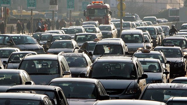 ترافیک سنگین در محور کرج -تهران