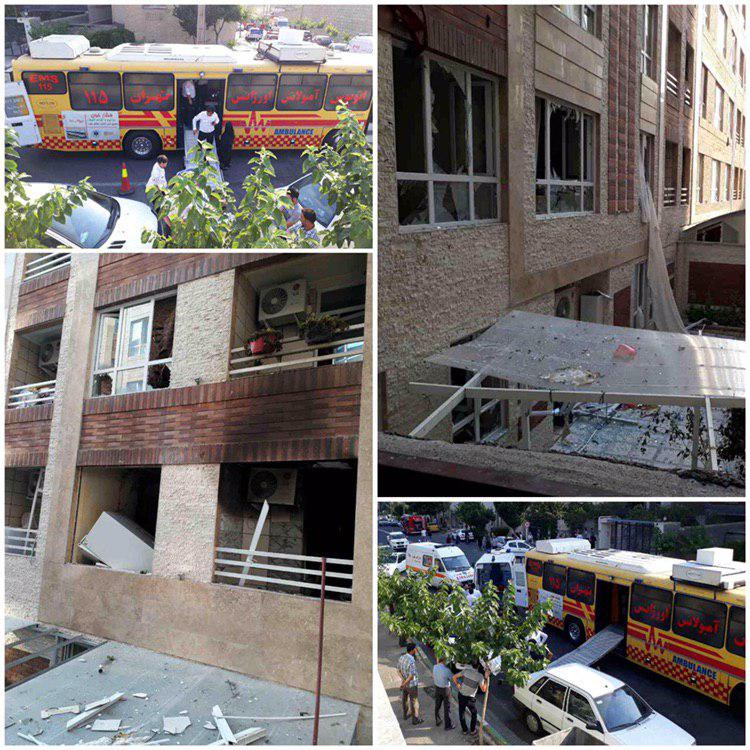 وقوع انفجار در ساختمان مسکونی در جنت‌آباد
