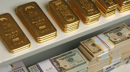 طلا جایگزین ذخایر دلاری در کشور‌های جهان