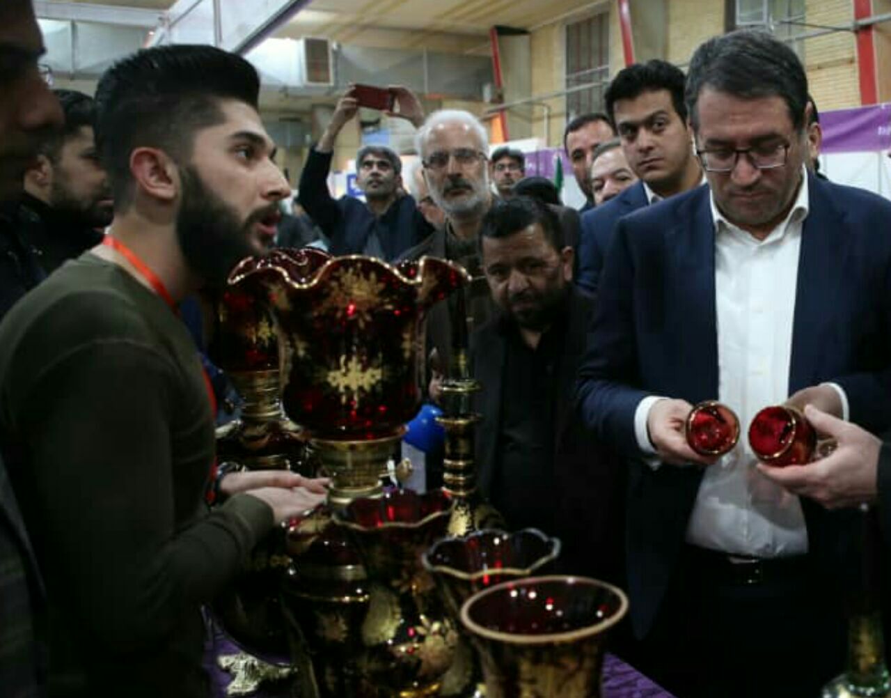 بازدید وزیر صمت از نمایشگاه ربع رشیدی( رینوتکس ۲۰۱۹) در تبریز