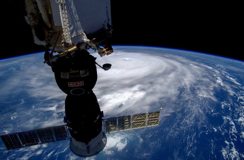 شدیدترین توفان دنیا از ایستگاه فضایی +عکس