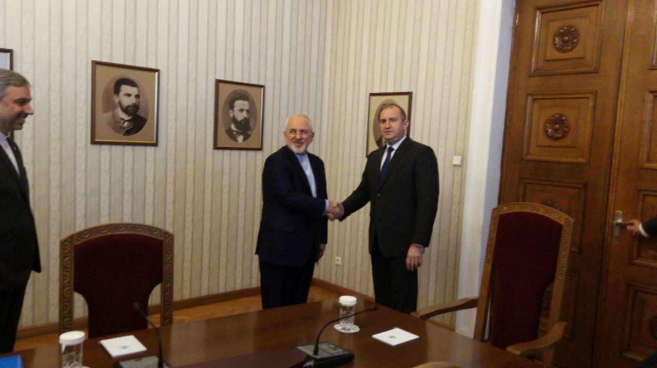 ظریف با رئیس جمهور بلغارستان دیدار کرد