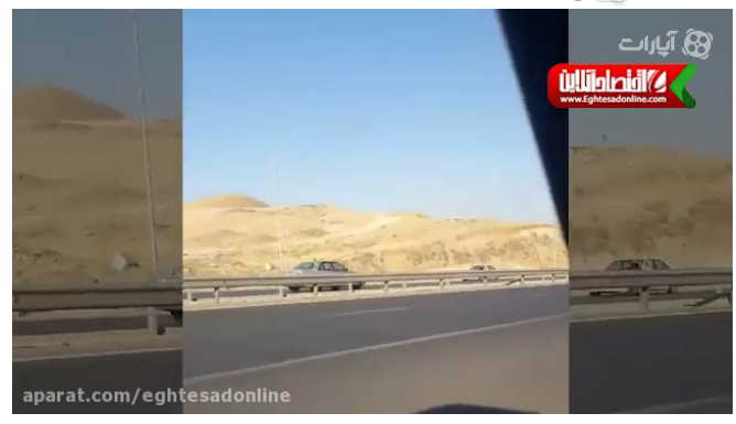حرکت خلاف جهت یک خودرو در اتوبان پردیس-تهران +فیلم