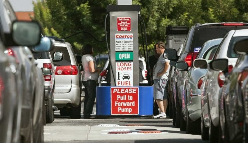 قیمت بنزین در آمریکا رکورد زد

