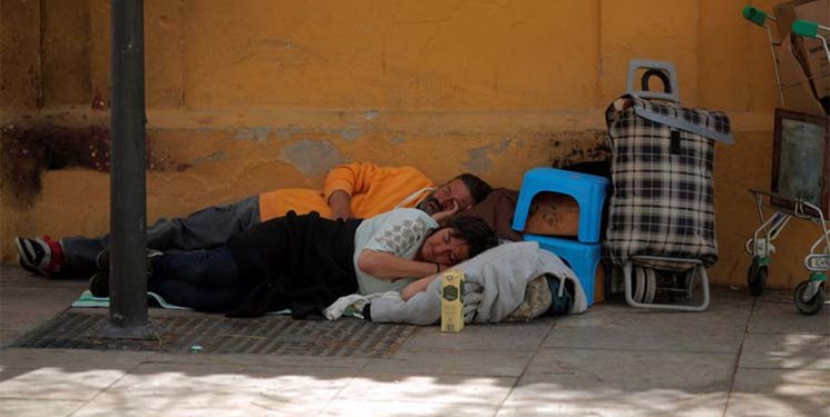 افزایش ۷۰درصدی بی‌خانمان‌ها در اتحادیه اروپا