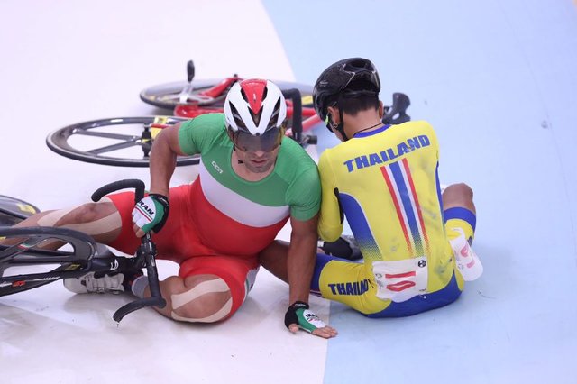 گاف بزرگ دوچرخه سواری ایران در مسابقات قهرمانی