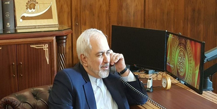 گفت‌وگوی تلفنی ظریف با نخست‌وزیر و وزیر خارجه کویت