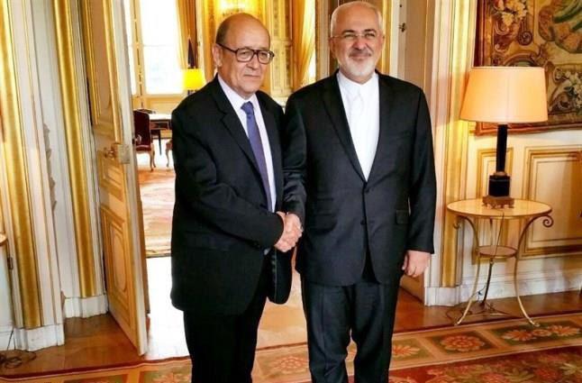 حضور وزیر امورخارجه فرانسه در افتتاحیه نمایشگاه لوور در ایران