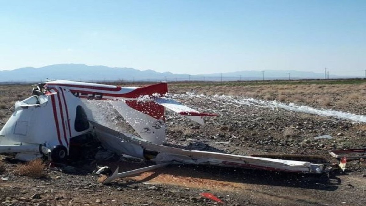 سقوط هواپیما در استان  فارس