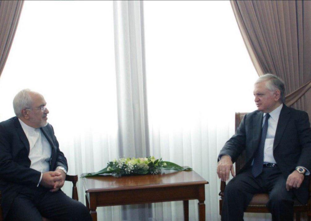  ظریف با وزیر خارجه ارمنستان دیدار کرد