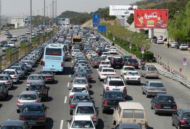  ترافیک سنگین درآزادراه تهران -کرج -قزوین