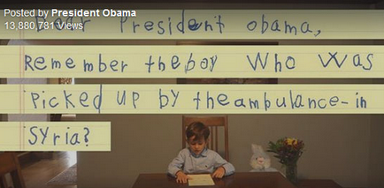 نامه کودک ۶ ساله نیویورکی به اوباما+ تصاویر