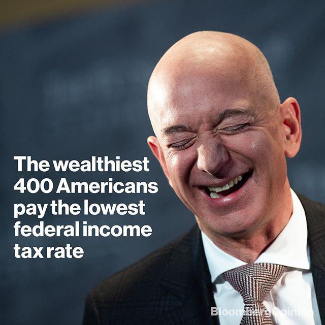 ثروتمندان آمریکا چقدر مالیات می‌دهند؟/ ثروتمندان کمتر از سایر اقشار مالیات می‌دهند!