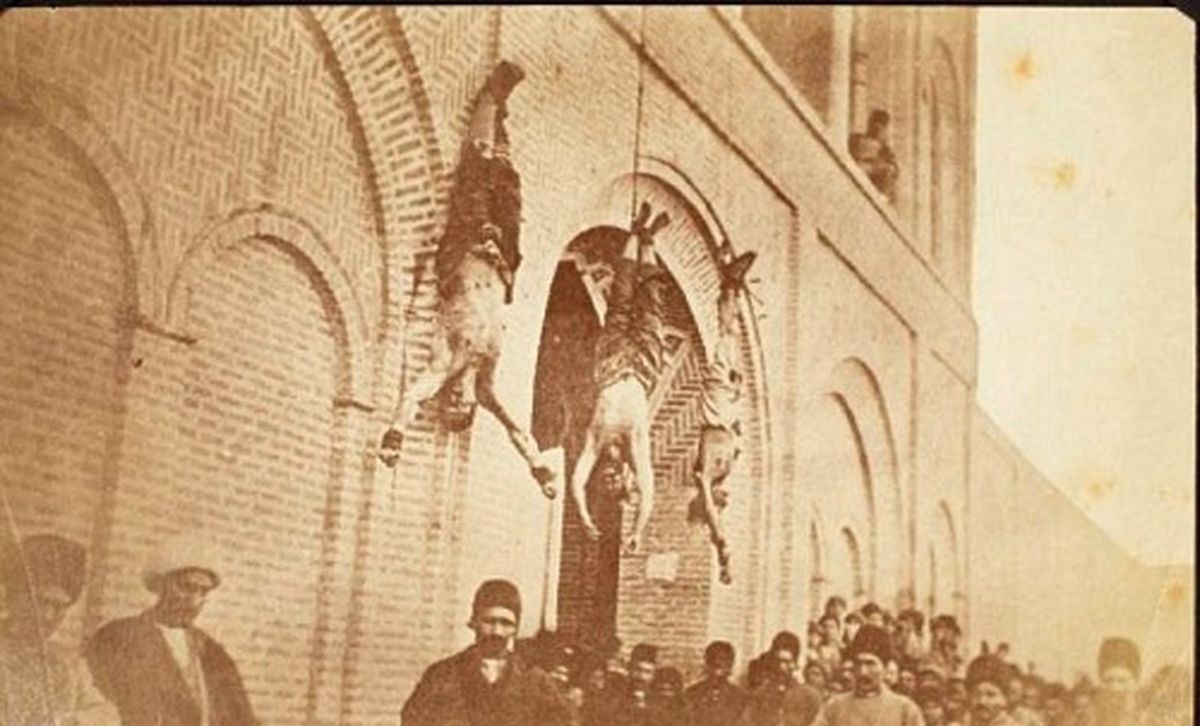 مجازات وحشتناک مجرمان در دوران قاجار +عکس