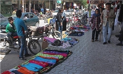 جمع آوری دستفروشان خیابان انقلاب میدان امام حسین (ع)