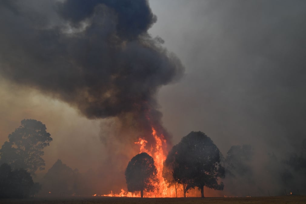 شهرهای استرالیا در محاصره آتش +تصاویر