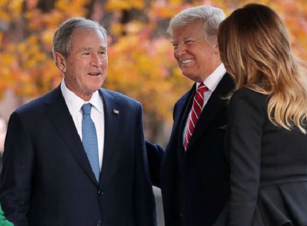 انتقاد تند جورج بوش از دونالد ترامپ 