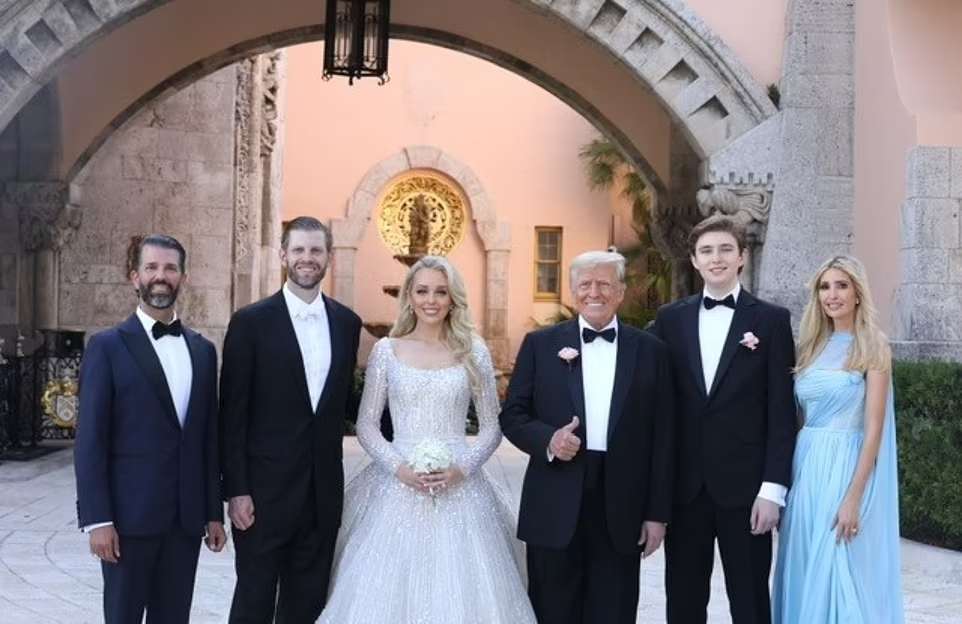 دختر ترامپ با میلیاردر لبنانی ازدواج کرد + عکس