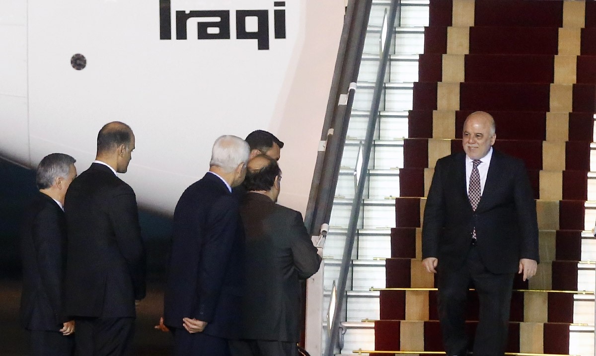 ورود نخست وزیر عراق به تهران +فیلم