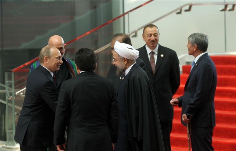 دیدار روسای جمهور ایران، روسیه و آذربایجان در باکو
