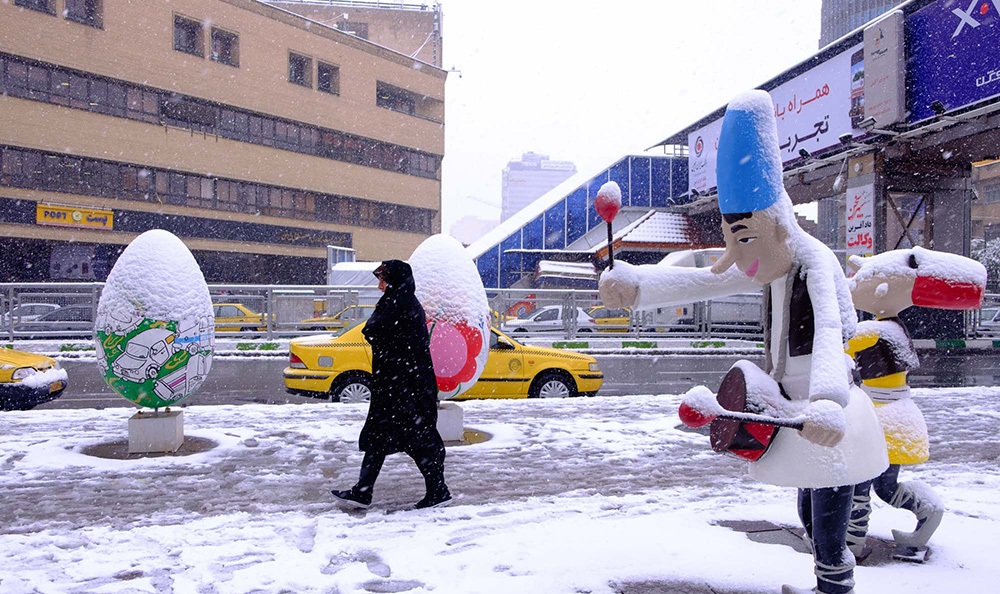  برف بهاری در ۸ استان