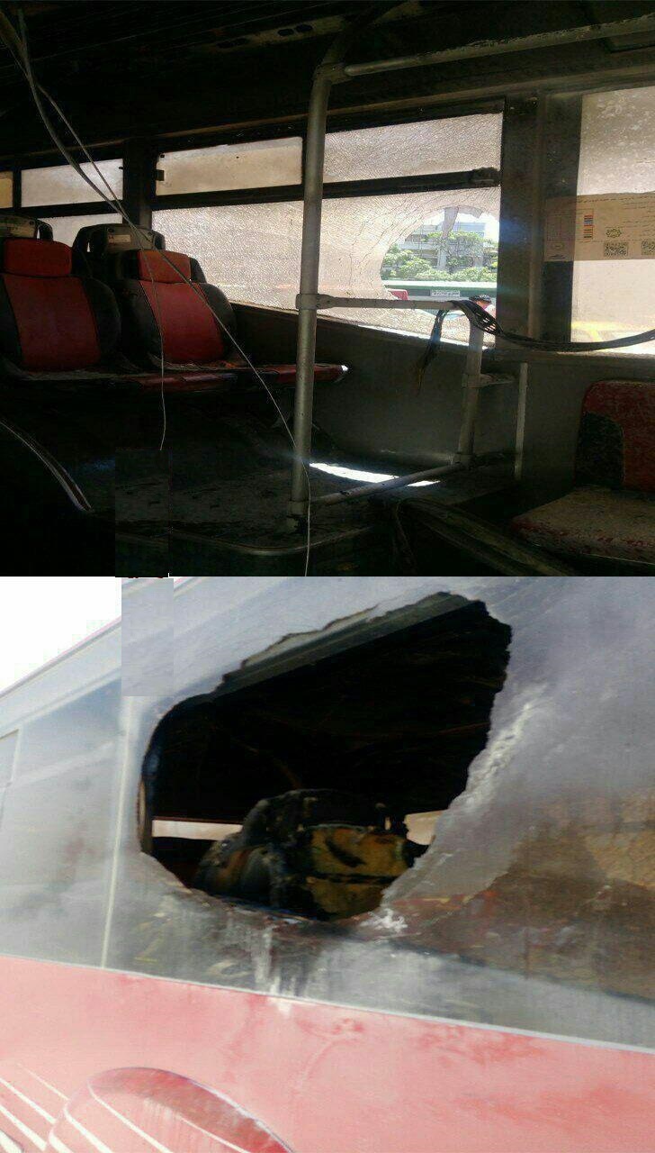 اتوبوس بی‌آرتی باز هم آتش گرفت +عکس