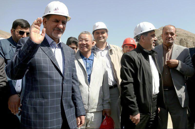 جهانگیری از پروژه آزاد‌راه تهران-شمال بازدید کرد