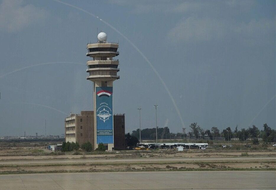 حمله راکتی به فرودگاه بغداد 