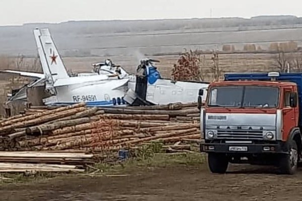 سقوط هواپیما در روسیه + عکس