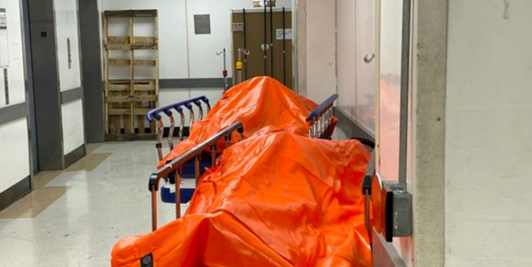 راهروهای مملو از قربانیان کرونا در بیمارستان نیویورک +عکس