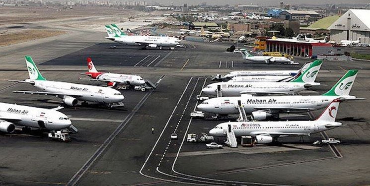کاهش 70 درصدی پروازهای فرودگاه مهرآباد