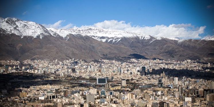 افزایش سرعت وزش باد و آلاینده‌ها در هوای تهران