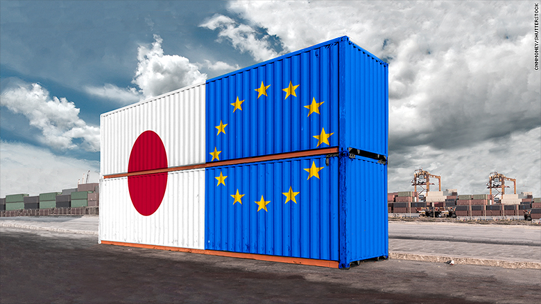 ژاپن و اروپا «ابرمنطقه» تجارت آزاد تشکیل می‌دهند