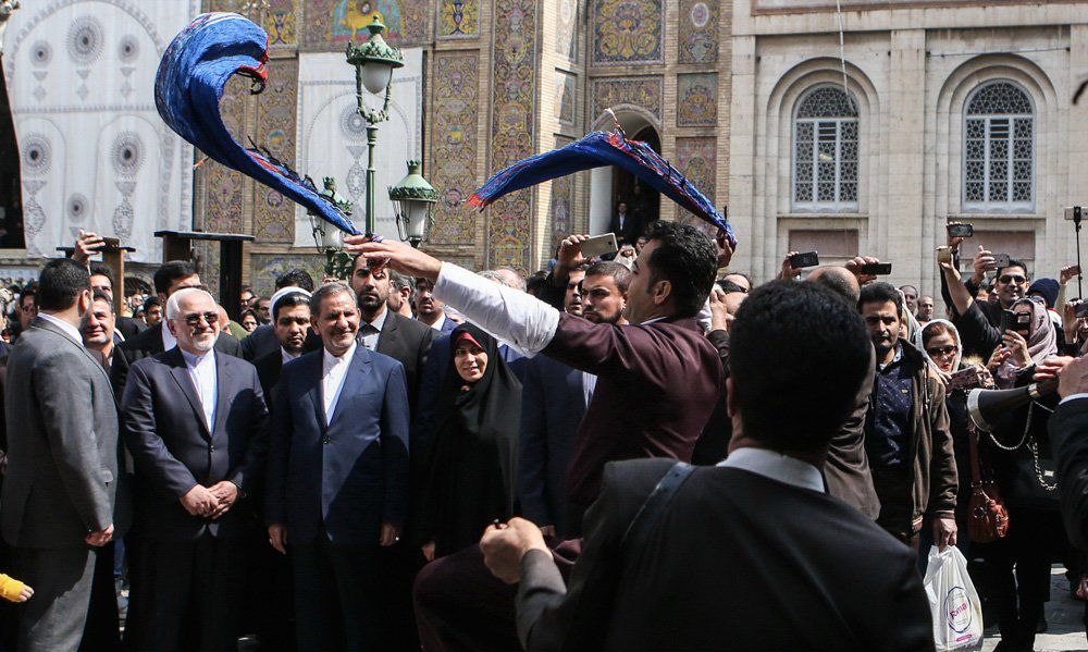 جشن جهانی نوروز در کاخ گلستان +تصاویر