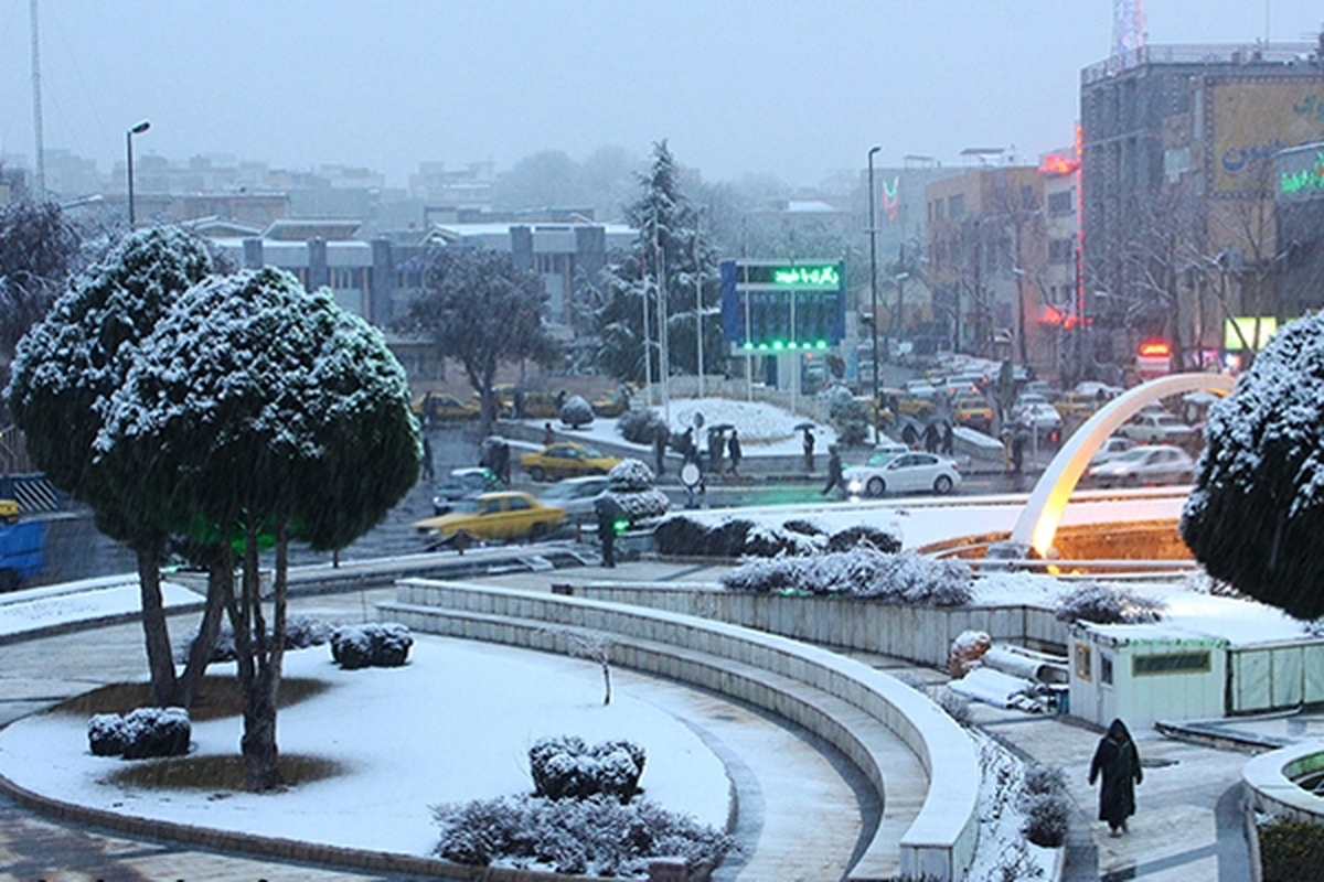 پیش بینی بارش برف و باران در تهران