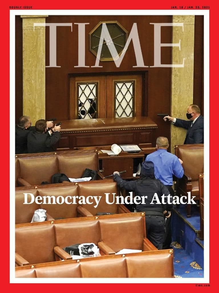 حمله به دموکراسی آمریکا +عکس