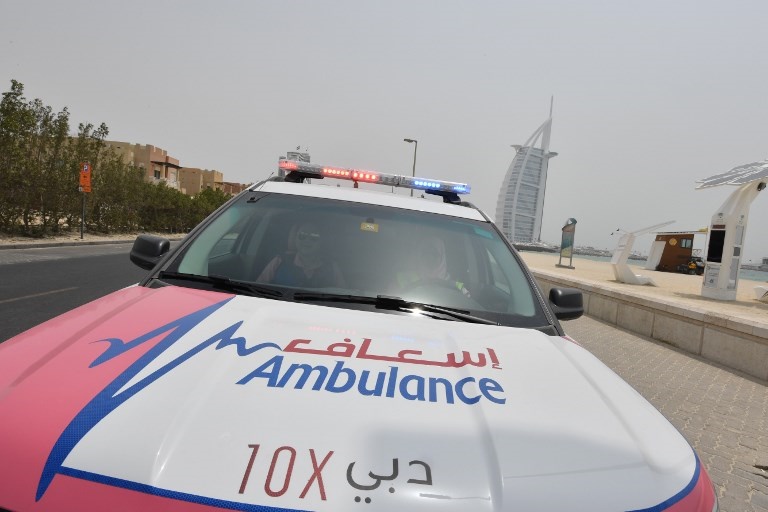 آمبولانس صورتی مخصوص زنان در دبی +عکس