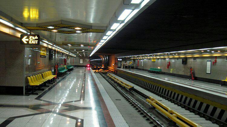 کاهش سرفاصله قطارهای خط۳ و۴ مترو تهران