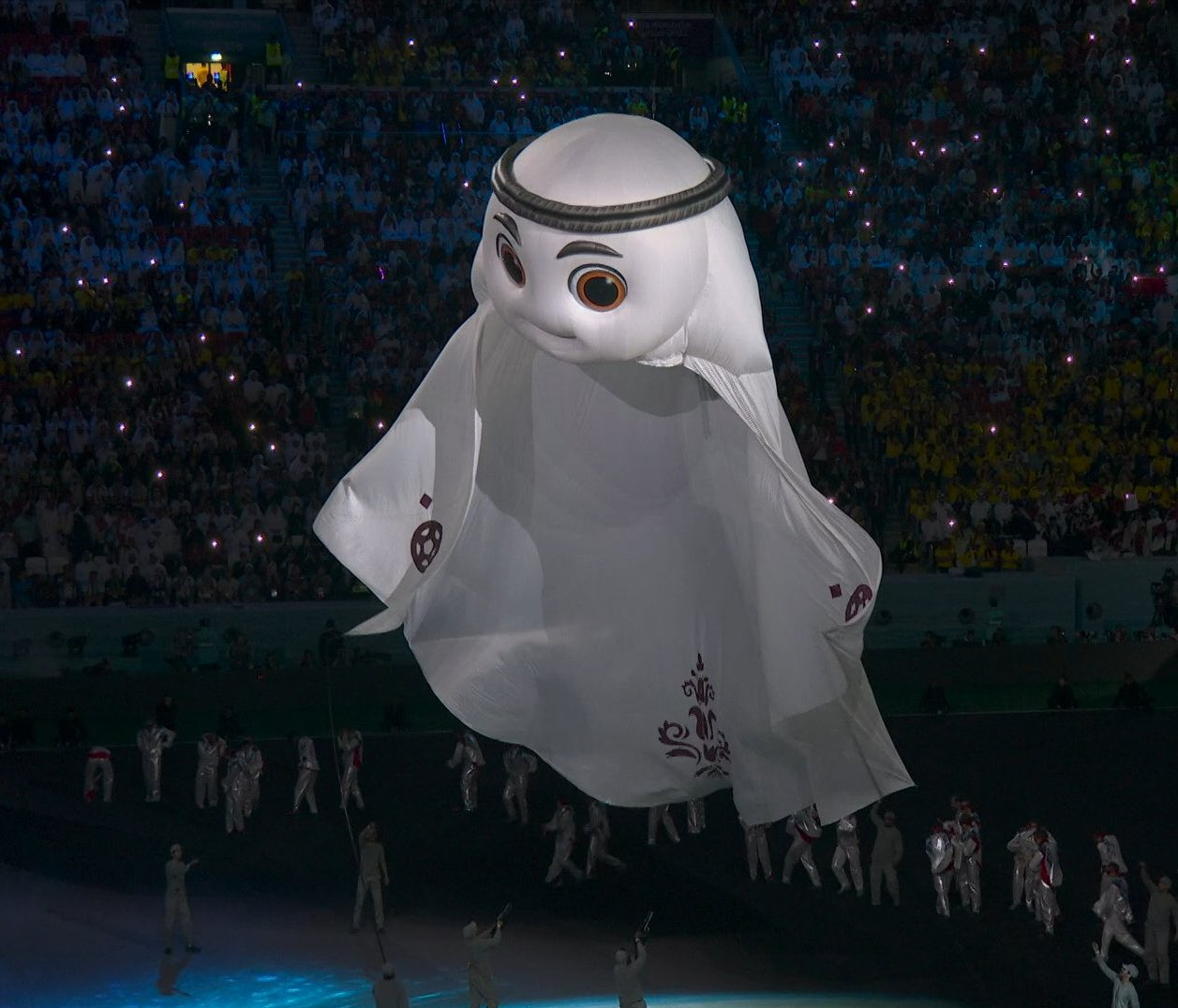 تصاویری از مراسم افتتاحیه جام جهانی قطر + فیلم