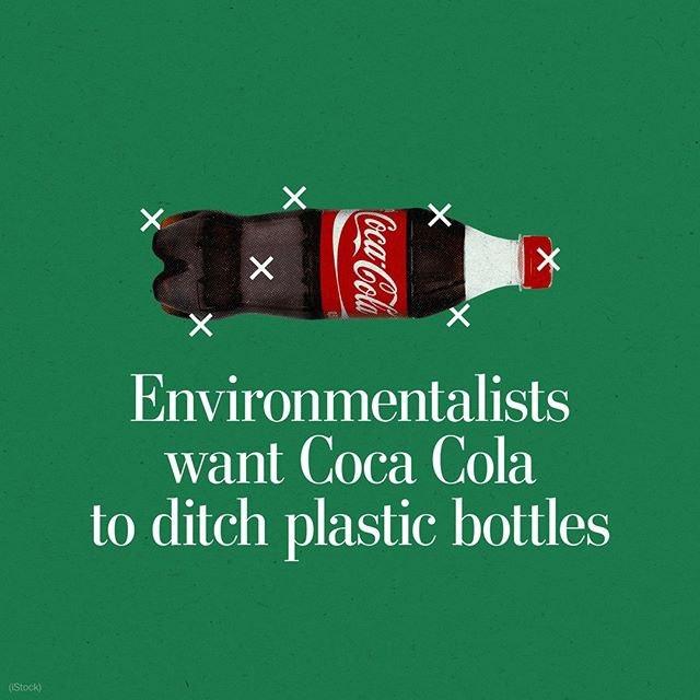 خواسته حامیان محیط‌زیست از شرکت کوکاکولا