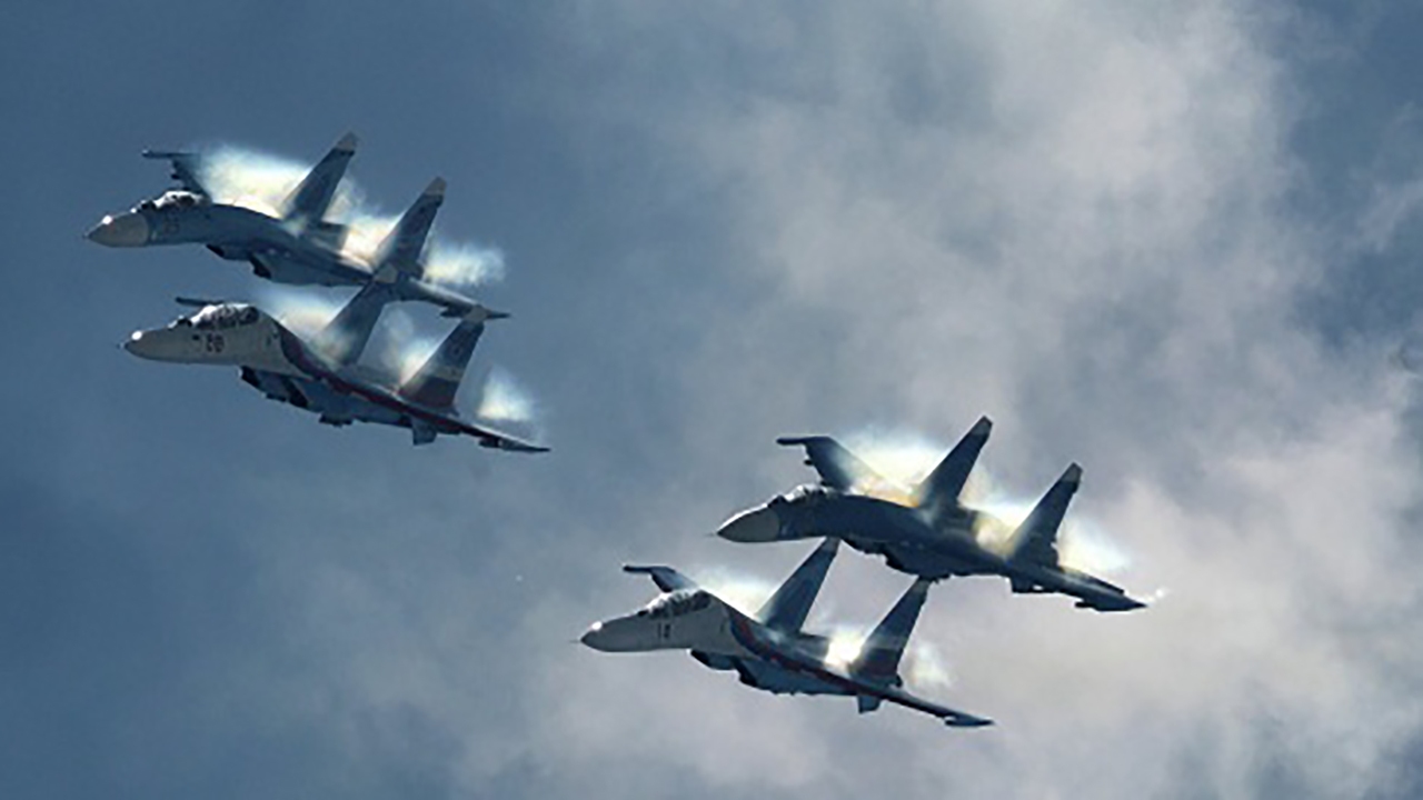 رسانه های چین: چند جنگنده سوخو ۳۵ بر فراز تنگه تایوان پرواز کردند