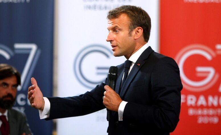 مکرون: فرانسه فشارهای خود بر آمریکا را افزایش خواهد داد