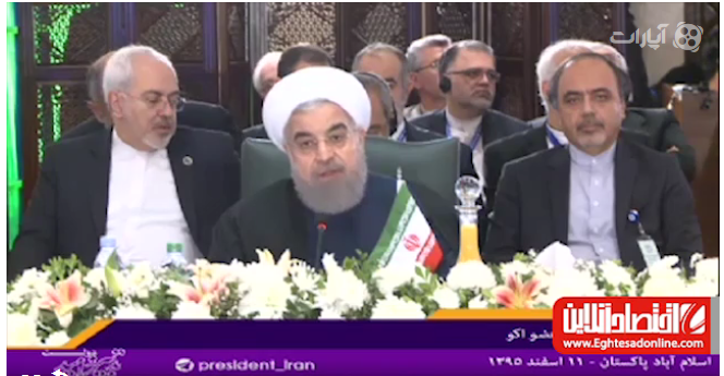 روحانی: ایجاد شرایط همکاری اقتصادی در منطقه پس از برجام +فیلم