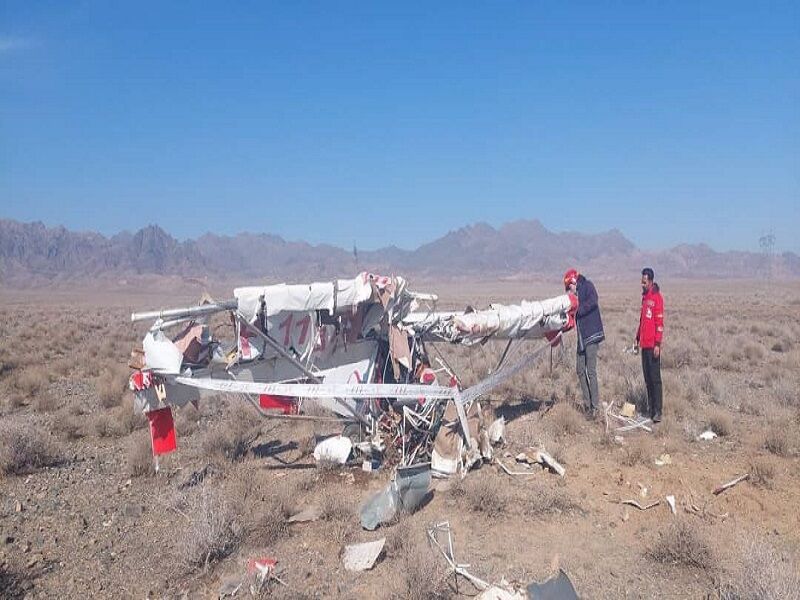 سقوط هواپیمای سبک آموزشی ۲ کشته برجای گذاشت
